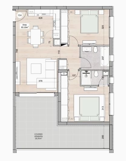 Image No.18-2 Bed Apartment for sale