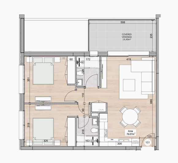 Image No.18-2 Bed Apartment for sale