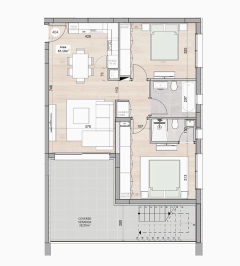 Image No.20-2 Bed Property for sale