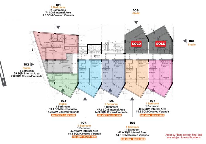 Image No.4-Appartement de 1 chambre à vendre à Larnaca