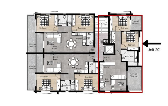 Image No.9-2 Bed Apartment for sale