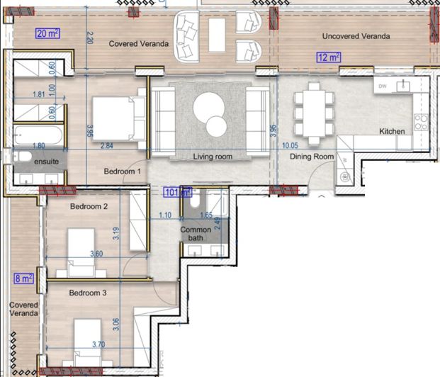 Image No.23-Appartement de 3 chambres à vendre à Agios Athanasios