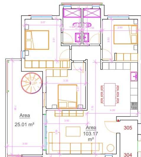 Image No.9-3 Bed Apartment for sale
