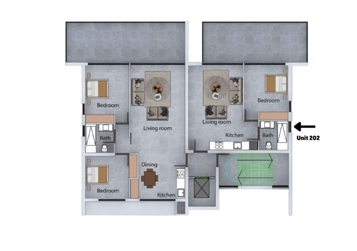 Image No.7-Appartement de 1 chambre à vendre à Universal