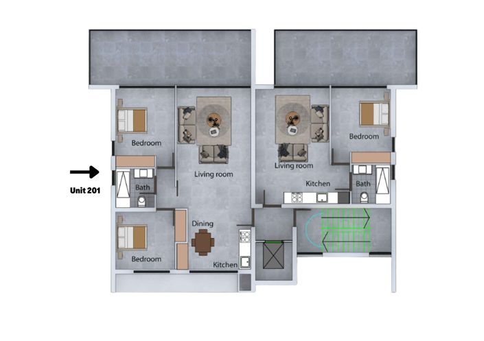 Image No.8-Appartement de 2 chambres à vendre à Universal