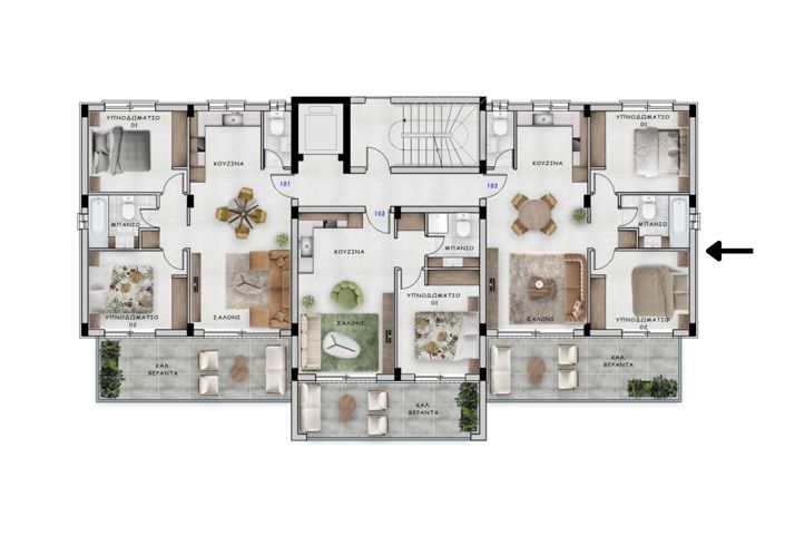 Image No.9-2 Bed Apartment for sale