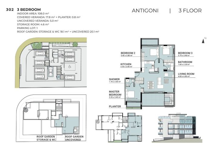 Image No.15-3 Bed Property for sale