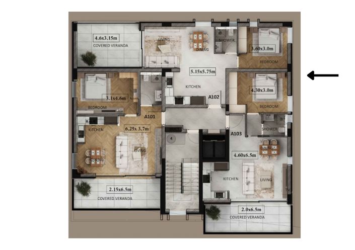 Image No.16-1 Bed Apartment for sale