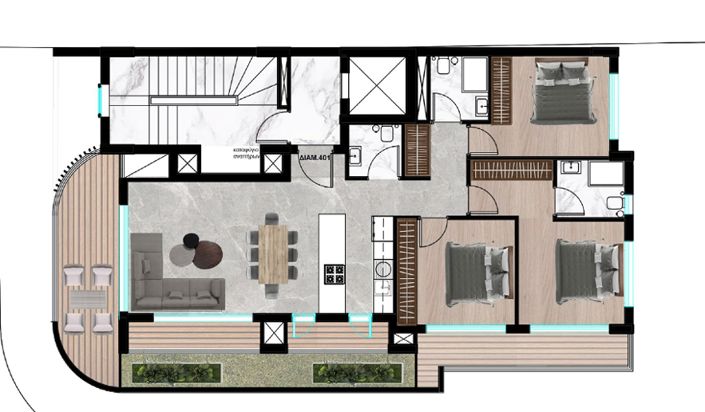 Image No.7-3 Bed Apartment for sale