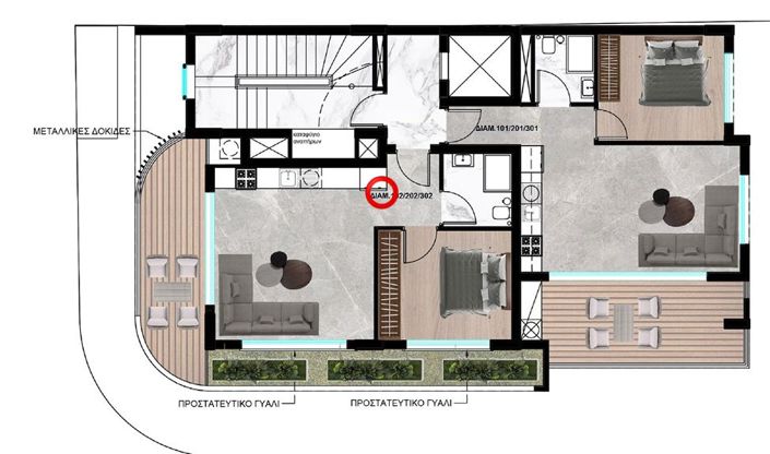 Image No.7-Appartement de 1 chambre à vendre à Limassol