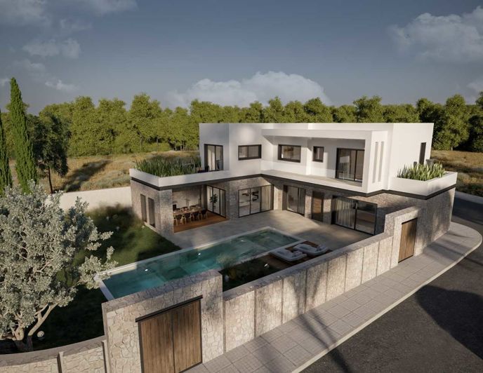 Image No.3-Villa de 3 chambres à vendre à Peyia