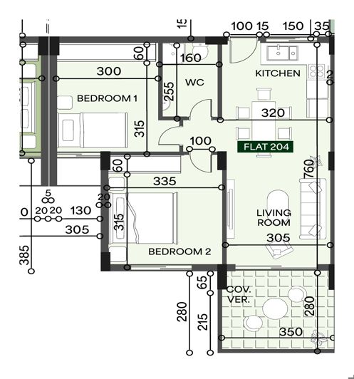 Image No.12-2 Bed Apartment for sale