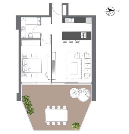 Image No.12-1 Bed Apartment for sale