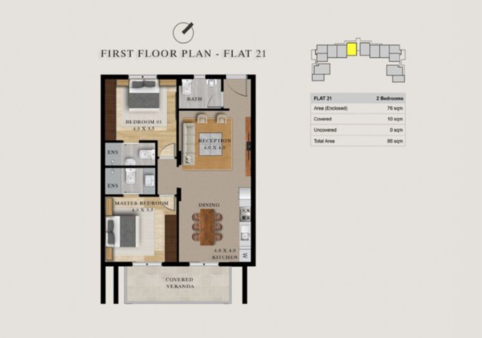 Image No.6-2 Bed Apartment for sale
