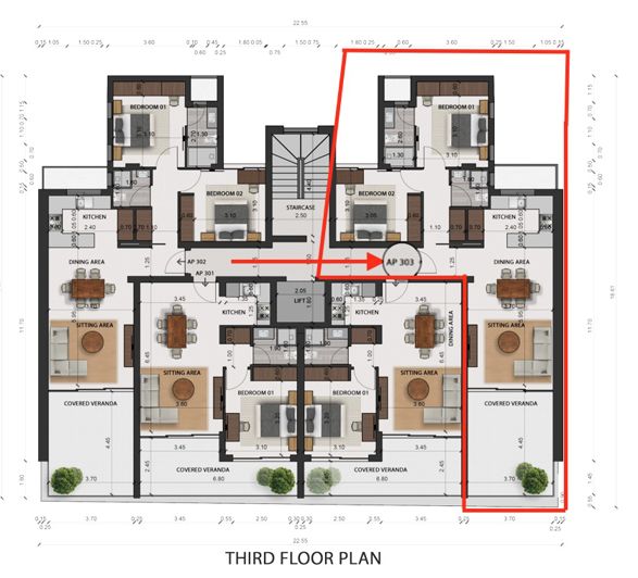 Image No.7-Apartamento con 2 dormitorios en venta