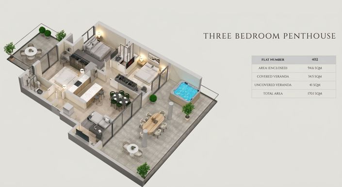 Image No.9-3 Bed Property for sale
