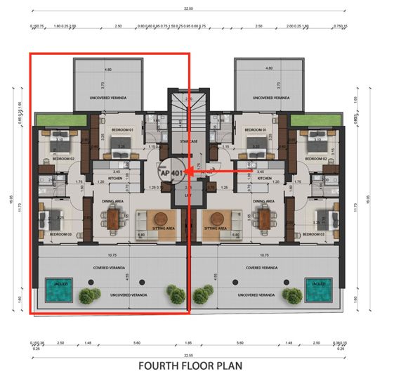 Image No.11-3 Bed Property for sale