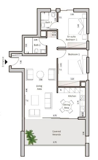 Image No.11-2 Bed Apartment for sale