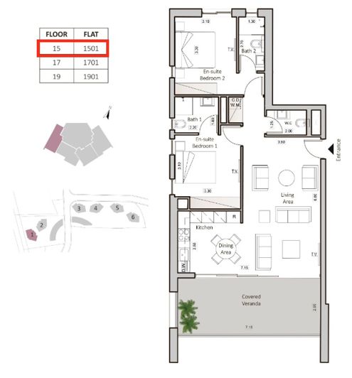 Image No.13-2 Bed Apartment for sale