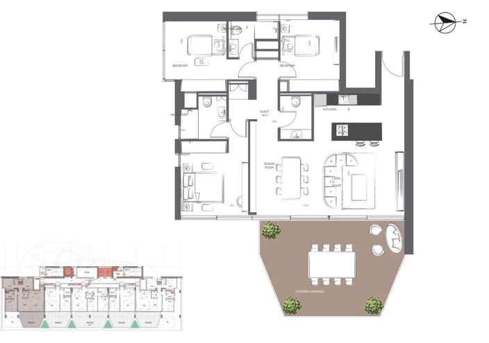 Image No.13-3 Bed Apartment for sale