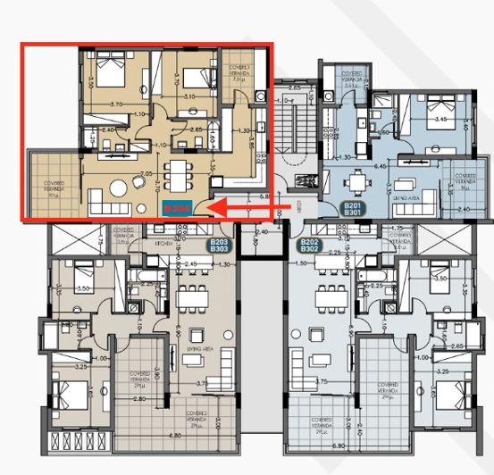 Image No.4-Apartamento con 2 dormitorios en venta