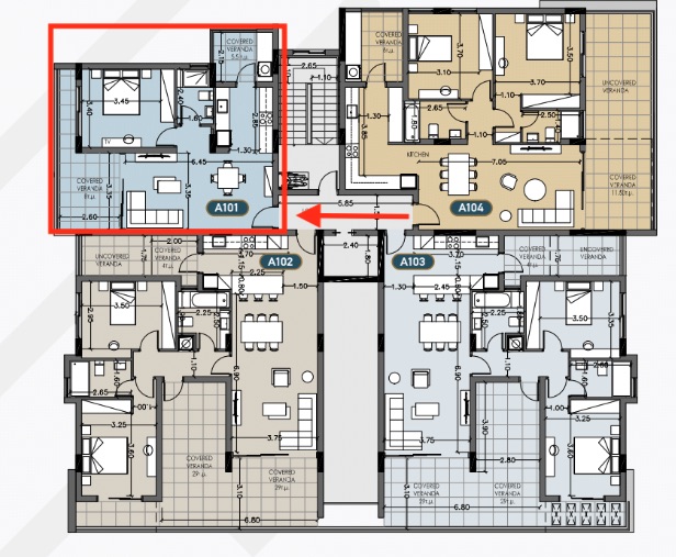 Image No.7-Apartamento con 1 dormitorio en venta