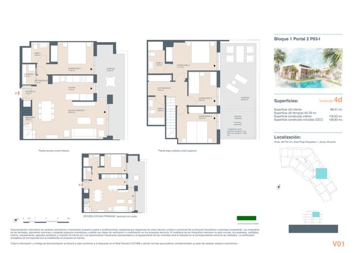 Image No.3-Penthouse de 4 chambres à vendre à Javea