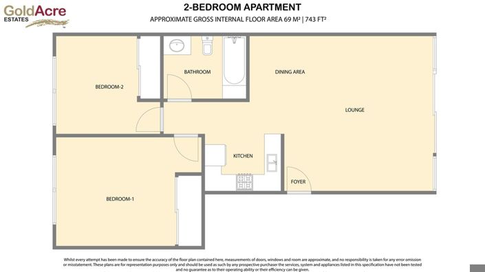 Image No.52-2 Bed Apartment for sale