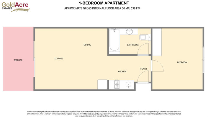 Image No.23-1 Bed Apartment for sale