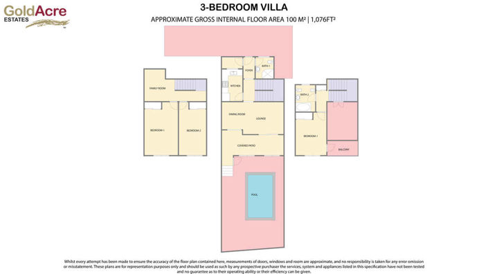 Image No.34-3 Bed Property for sale