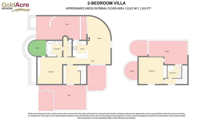 Image No.56-2 Bed Villa for sale