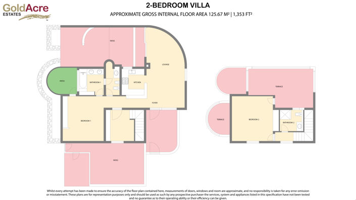 Image No.57-2 Bed Villa for sale