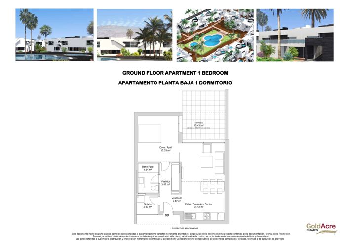 Image No.51-1 Bed Apartment for sale