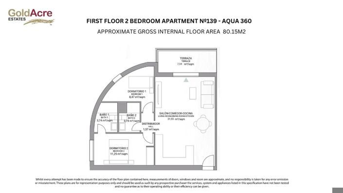 Image No.13-2 Bed Apartment for sale