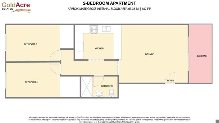 Image No.35-2 Bed Apartment for sale