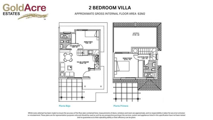 Image No.12-2 Bed Villa for sale