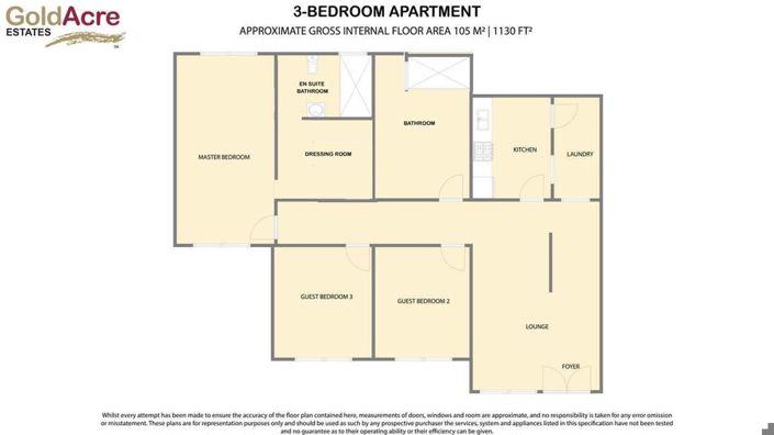 Image No.51-3 Bed Apartment for sale