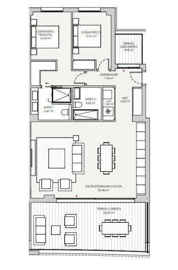 Image No.17-3 Bed Apartment for sale