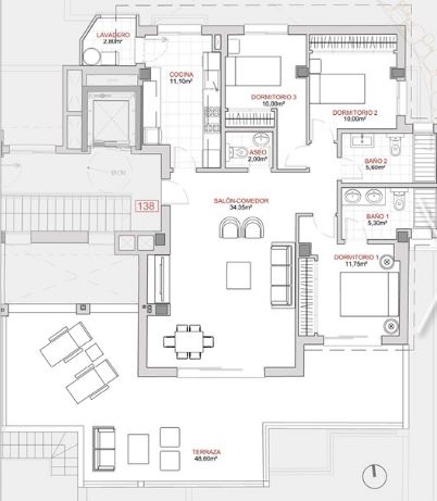 Image No.15-3 Bed Penthouse for sale