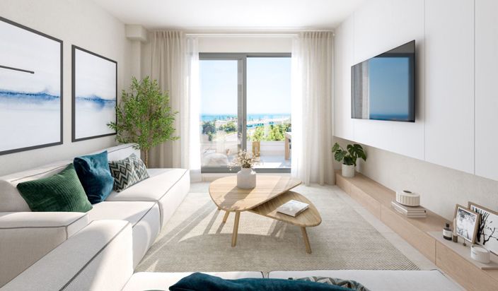 Image No.1-Appartement de 2 chambres à vendre à Mijas Costa