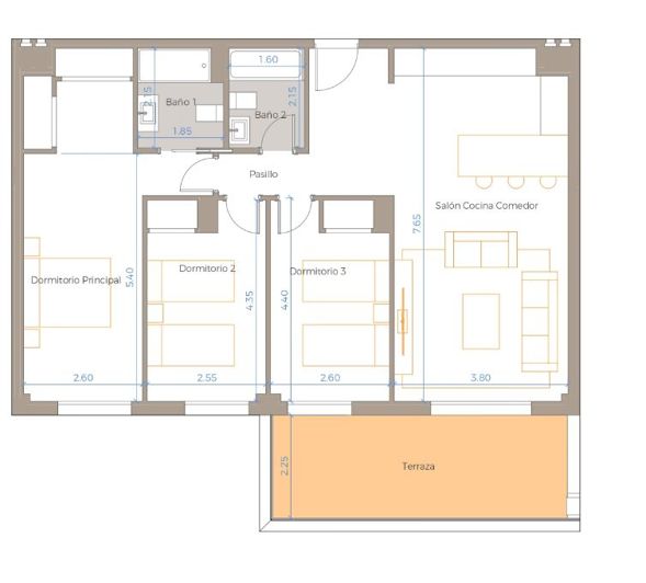 Image No.16-2 Bed Apartment for sale