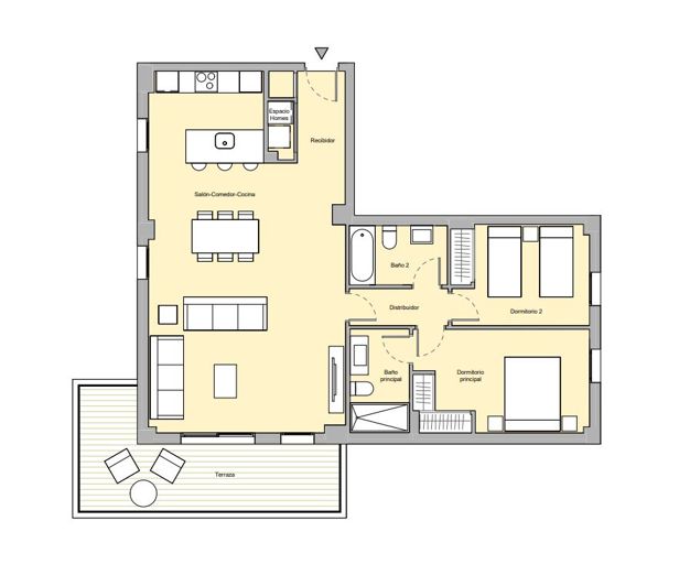 Image No.12-1 Bed Apartment for sale