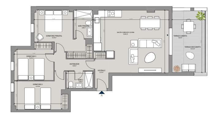 Image No.7-3 Bed Apartment for sale