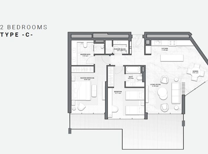 Image No.12-2 Bed Apartment for sale