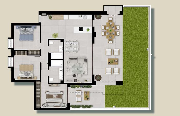 Image No.19-3 Bed Apartment for sale