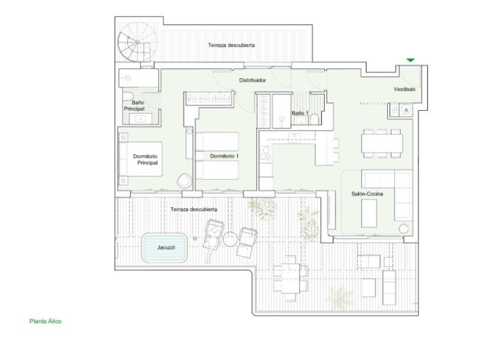 Image No.12-Penthouse de 2 chambres à vendre à Mijas