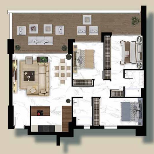 Image No.17-3 Bed Apartment for sale