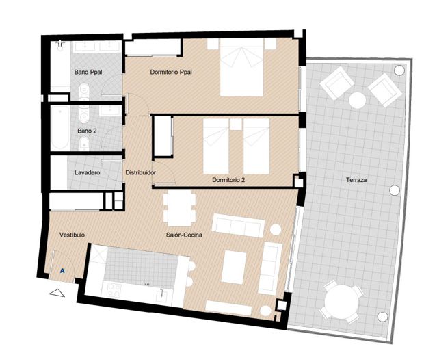 Image No.16-2 Bed Apartment for sale