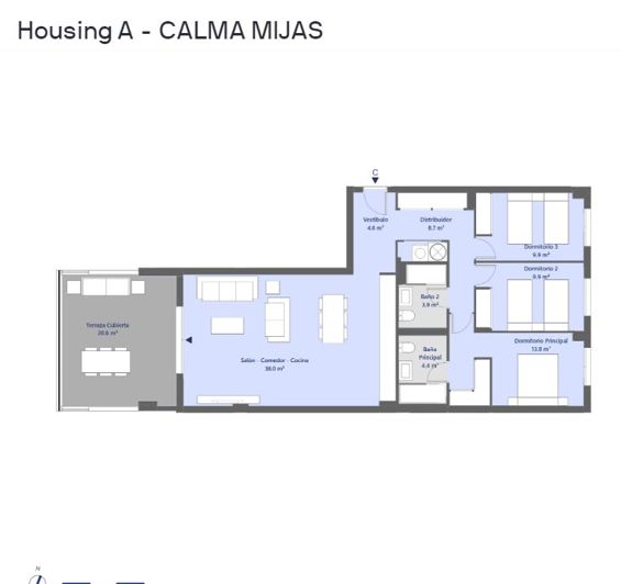 Image No.11-2 Bed Apartment for sale