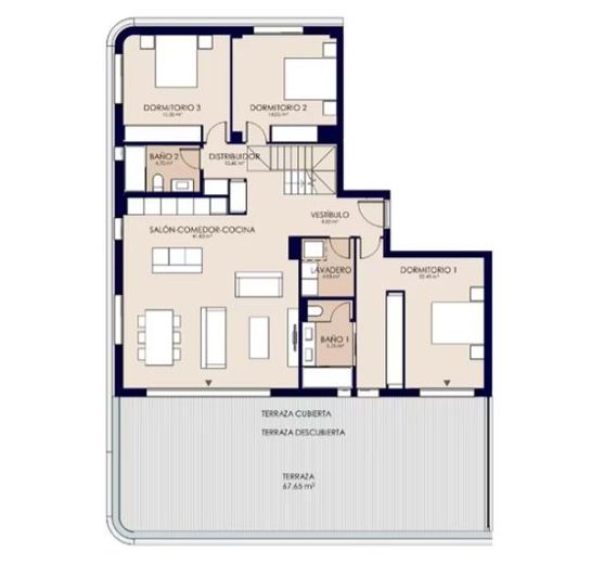 Image No.14-3 Bed Apartment for sale